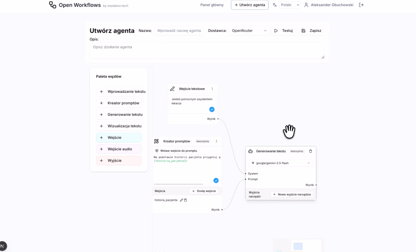 Open Workflows - Platforma